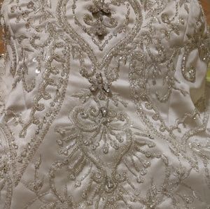 Ivory Beaded Wedding Gown